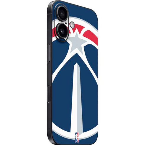 NBA Washington Wizards Large Logo iPhone 16 Plus Skin