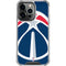 NBA Washington Wizards Large Logo iPhone 16 Pro Clear Case