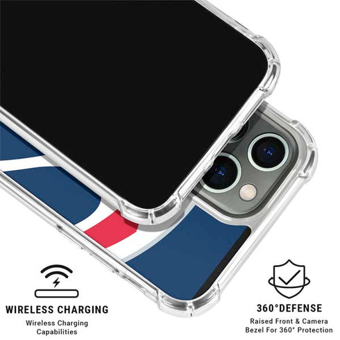 NBA Washington Wizards Large Logo iPhone 16 Pro Max Clear Case