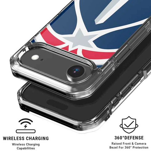 NBA Washington Wizards Large Logo iPhone 17 Air Clear Case