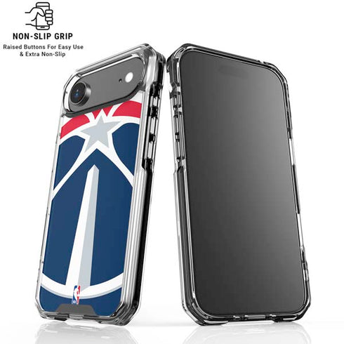 NBA Washington Wizards Large Logo iPhone 17 Air Clear Case