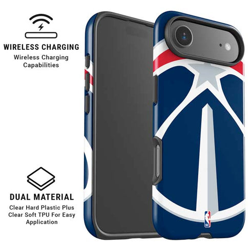 NBA Washington Wizards Large Logo iPhone 17 Air Magsafe Impact Case
