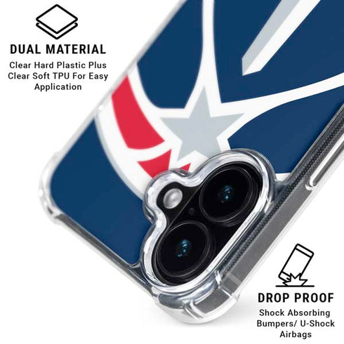 NBA Washington Wizards Large Logo iPhone 17 Clear Case