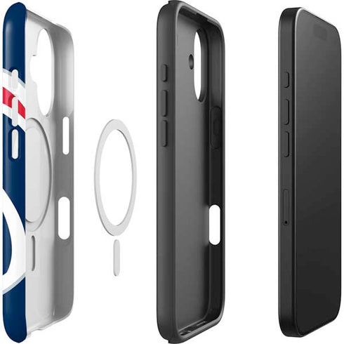 NBA Washington Wizards Large Logo iPhone 17 Magsafe Impact Case