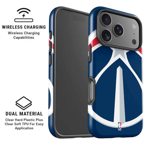 NBA Washington Wizards Large Logo iPhone 17 Pro Magsafe Impact Case