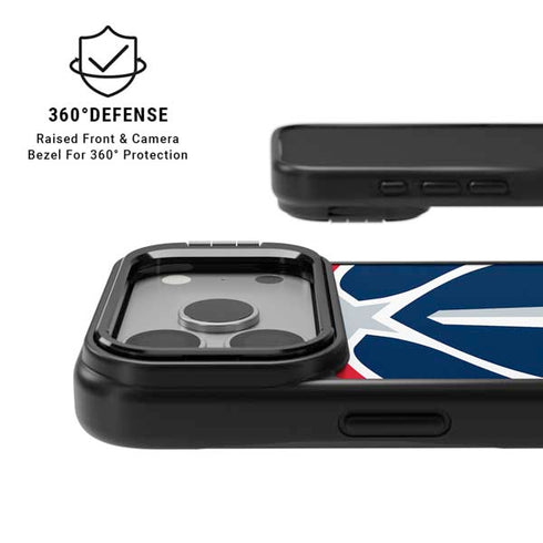 NBA Washington Wizards Large Logo iPhone 17 Pro Max Kickstand Case