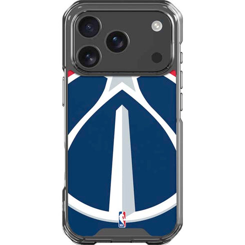NBA Washington Wizards Large Logo iPhone 18 Pro Clear Case