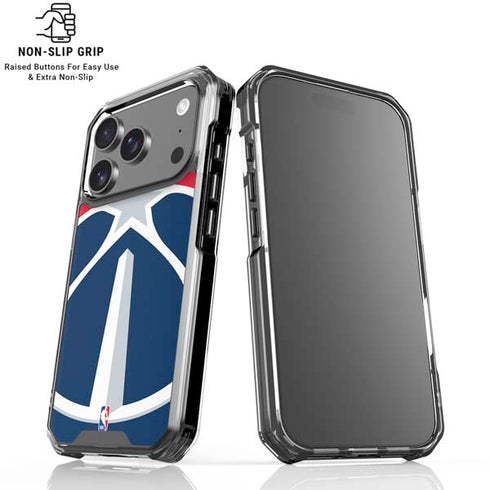 NBA Washington Wizards Large Logo iPhone 18 Pro Clear Case