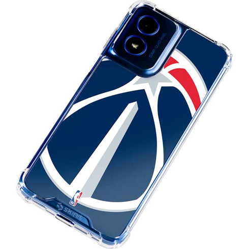 NBA Washington Wizards Large Logo Moto G 5G (2024) Clear Case