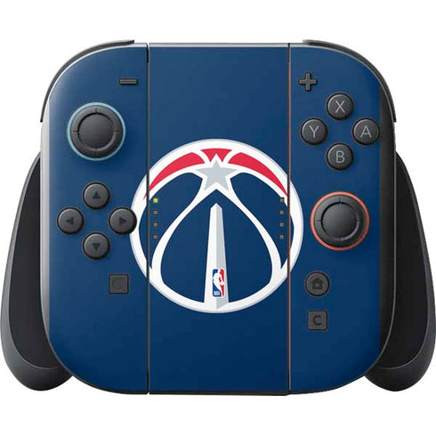 NBA Washington Wizards Large Logo Nintendo Switch 2 (2025) with Joy-Con Skin
