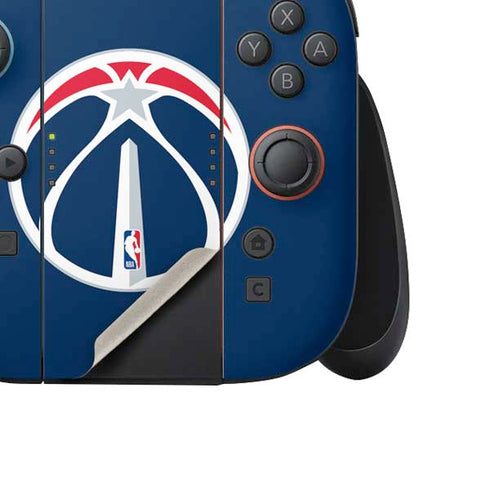 NBA Washington Wizards Large Logo Nintendo Switch 2 (2025) Joy-Con Controller Skin