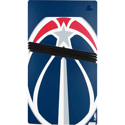 NBA Washington Wizards Large Logo PS5 Pro Bundle Skin