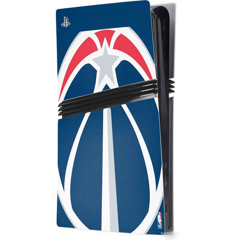 NBA Washington Wizards Large Logo PS5 Pro Console Skin