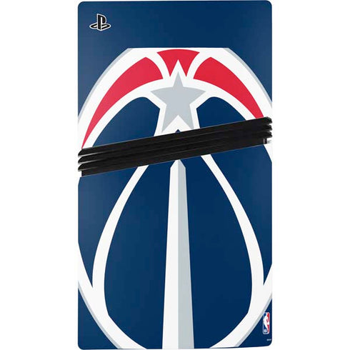 NBA Washington Wizards Large Logo PS5 Pro Console Skin