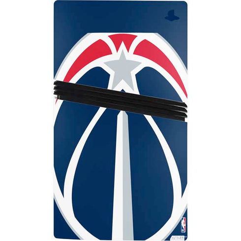 NBA Washington Wizards Large Logo PS5 Pro Console Skin