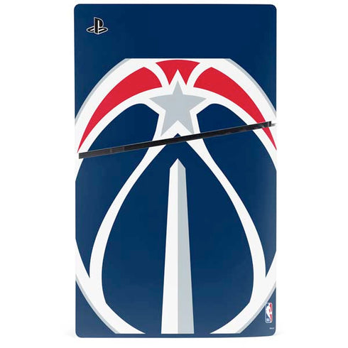 NBA Washington Wizards Large Logo PS5 Slim Digital Edition Console Skin