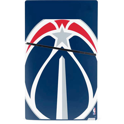 NBA Washington Wizards Large Logo PS5 Slim Digital Edition Console Skin