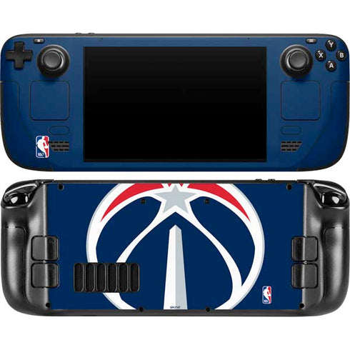 NBA Washington Wizards Large Logo Steam Deck Handheld Gaming Computer OLED Skin