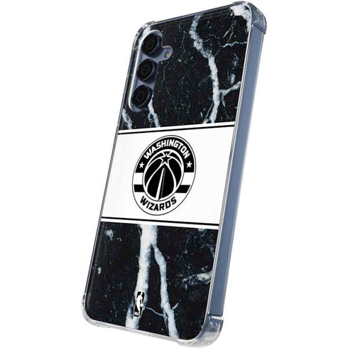 NBA Washington Wizards Marble Galaxy A35 5G Clear Case