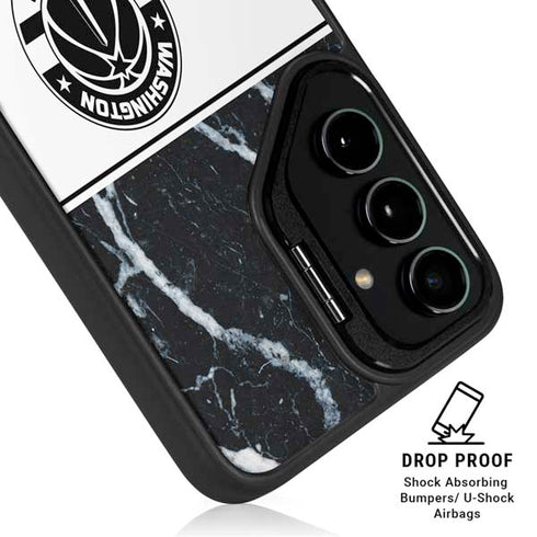 NBA Washington Wizards Marble Galaxy S25 Kickstand Case