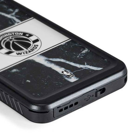 NBA Washington Wizards Marble Galaxy S24 Plus Waterproof Case