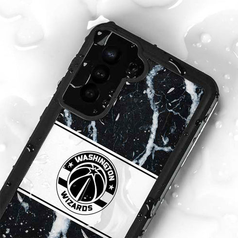 NBA Washington Wizards Marble Galaxy S24 Plus Waterproof Case