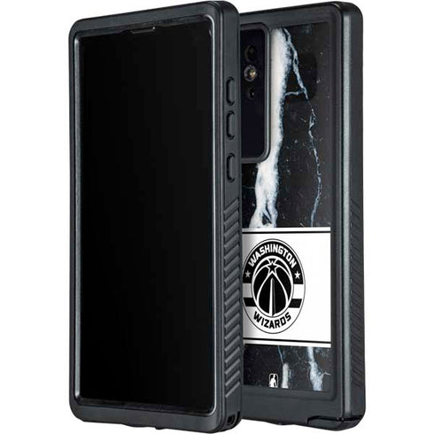 NBA Washington Wizards Marble Galaxy S24 Ultra Waterproof Case