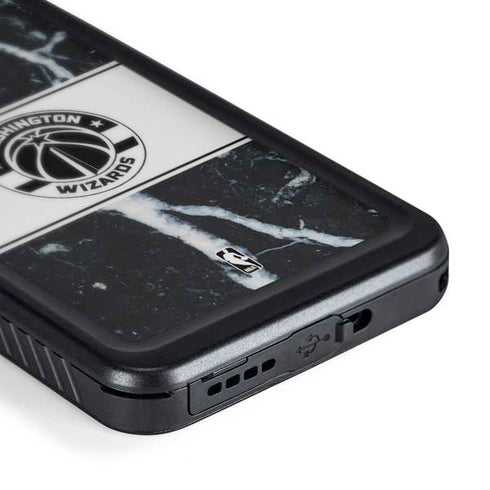 NBA Washington Wizards Marble Galaxy S24 Waterproof Case