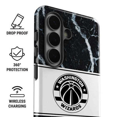 NBA Washington Wizards Marble Galaxy S26 Plus Impact Case