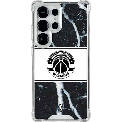 NBA Washington Wizards Marble Galaxy S26 Ultra Clear Case