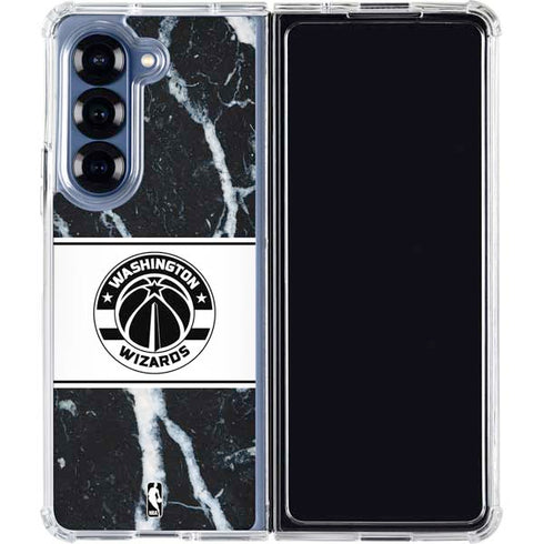 NBA Washington Wizards Marble Galaxy Z Fold6 Clear Case