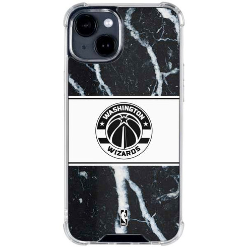 NBA Washington Wizards Marble iPhone 15 Clear Case