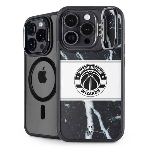 NBA Washington Wizards Marble iPhone 15 Pro Max Kickstand Case