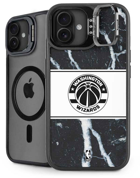 NBA Washington Wizards Marble iPhone 16 Kickstand Case