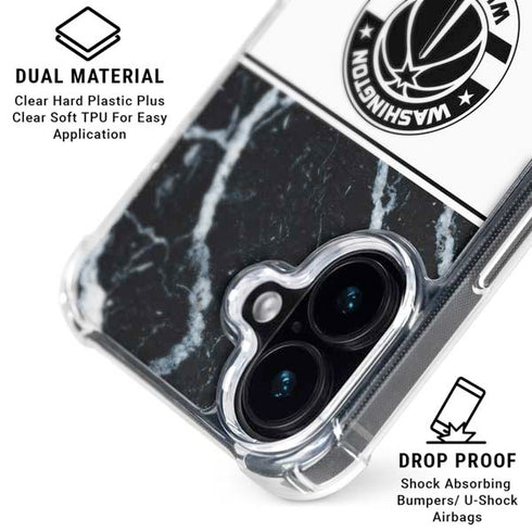 NBA Washington Wizards Marble iPhone 16 MagSafe Case