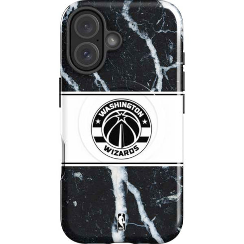 NBA Washington Wizards Marble iPhone 16 Magsafe Impact Case