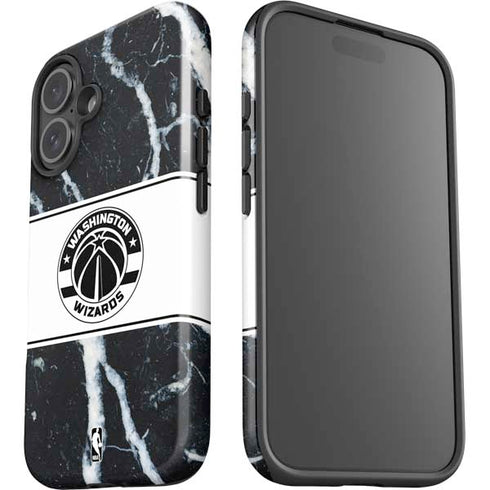 NBA Washington Wizards Marble iPhone 16 Plus Impact Case
