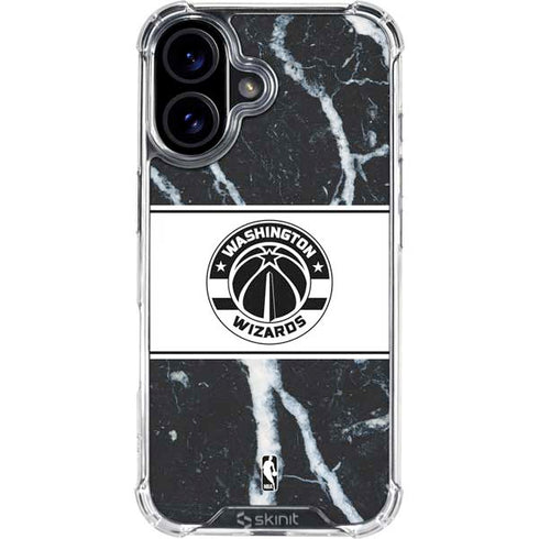 NBA Washington Wizards Marble iPhone 17 Clear Case