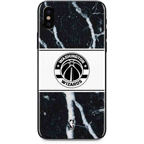 NBA Washington Wizards Marble iPhone XS Skin