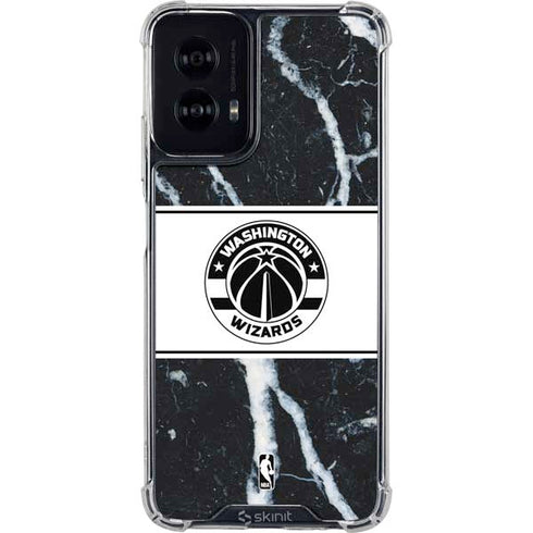 NBA Washington Wizards Marble Moto G Power 5G (2024) Clear Case