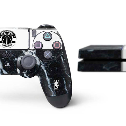 NBA Washington Wizards Marble PS4 Console and Controller Bundle Skin