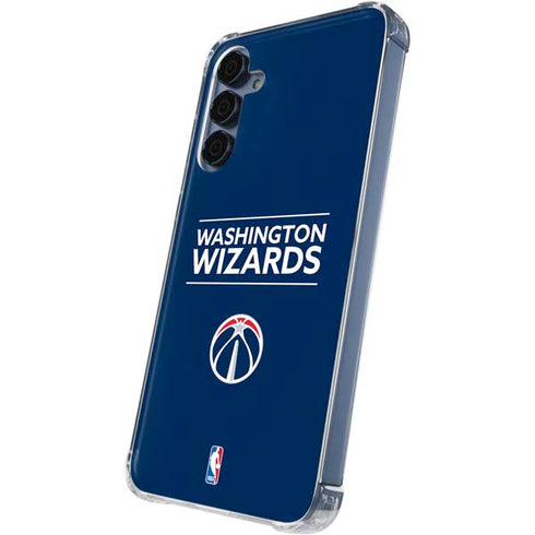 NBA Washington Wizards Standard - Blue Galaxy A35 5G Clear Case