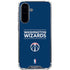 NBA Washington Wizards Standard - Blue Galaxy A36 5G Clear Case