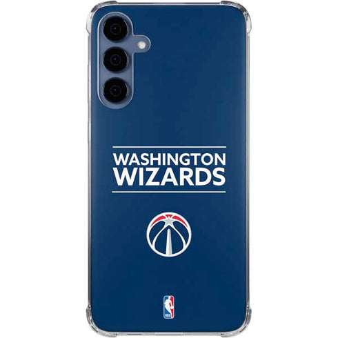 NBA Washington Wizards Standard - Blue Galaxy A55 5G Clear Case