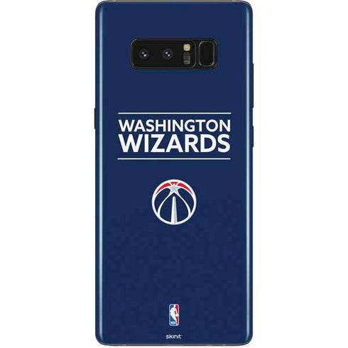 NBA Washington Wizards Standard - Blue Galaxy Note 8 Skin