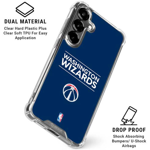 NBA Washington Wizards Standard - Blue Galaxy S26 Plus Clear Case