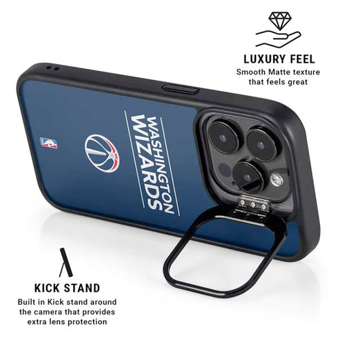 NBA Washington Wizards Standard - Blue iPhone 14 Pro Max Kickstand Case