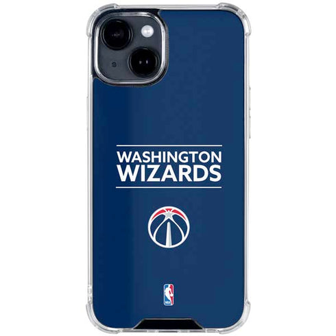 NBA Washington Wizards Standard - Blue iPhone 15 Clear Case