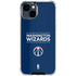 NBA Washington Wizards Standard - Blue iPhone 15 Clear Case