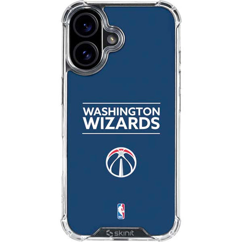 NBA Washington Wizards Standard - Blue iPhone 16 Plus Clear Case